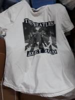 Usado, Polera Tbe Beatles Abbey Road Usada Blanca segunda mano  Chile 