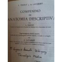 Compendio De Anatomia Descriptiva. - L.testut -latarjet., usado segunda mano  Chile 