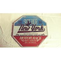 Usado, Letrero Metalico New York Superior Motor Race segunda mano  Chile 