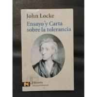 Ensayo Y Carta Sobre La Tolerancia John Locke segunda mano  Chile 