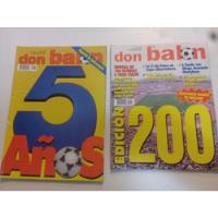 Revista Don Balon - Especial N° 200 - 5 Años Y N° 400- , usado segunda mano  Chile 