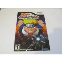 Manual Wii / Naruto Clash Of  Ninja Revolution, usado segunda mano  Chile 