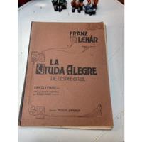 Usado, Partituras Piano La Viuda Alegre Franz Lehar segunda mano  Chile 
