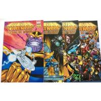 Usado, Comic Marvel: Thanos - La Saga Del Infinito, 4 Tomos, Completa. Editorial Panini. segunda mano  Chile 