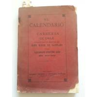 Calendario Carreras Club Hipico- Sporting Club. 1904-5. segunda mano  Chile 