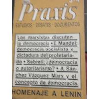 Praxis Estudios Debates Documentos, Homenaje A Lenin, usado segunda mano  Chile 