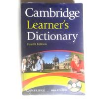Diccionario Inglés   Cambridge Learner's  Con Cd - Rom , usado segunda mano  Chile 