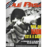 Revista Qué Pasa 1411 / 25-4-1998 / Escalada Delincuencia, usado segunda mano  Chile 