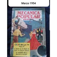 Revista Mecanica Popular Marzo De 1954,usada De Coleccion. segunda mano  Chile 