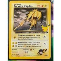 Rocket Zapdos  Aniversario Carta Pokémon Original  segunda mano  Chile 