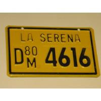 Placa Patente Antigua, Patente Moto Serena segunda mano  Chile 