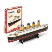 Titanic Barco Pequeño Modelo Puzzle 3d30 Piezas Rompecabezas, usado segunda mano  Chile 