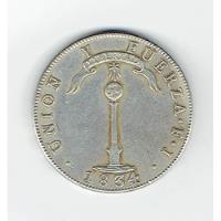 Moneda De Chile, 1 Peso, 1834 (versión Conmemorativa).  Jp segunda mano  Chile 