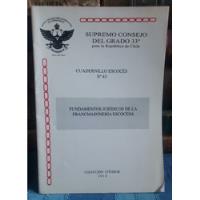 Cuadernillo Escocés 43 - Masones - 2010 segunda mano  Chile 