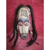 Máscara Africana Exótica Ceremonial Decoración Vintage segunda mano  Chile 
