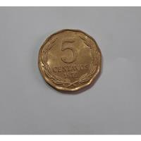 Moneda De 5 Centavos Año 1975 segunda mano  Chile 