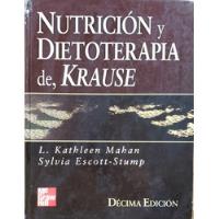Nutricion Y Dietoterapia  De Krause, 10 Edición segunda mano  Chile 