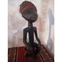 Escultura De Museo Antigua Nativa Tallado Madera Africano segunda mano  Chile 