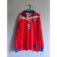 Camiseta Selección Chilena 1997-1998, Reebok, Iván Zamorano segunda mano  Chile 