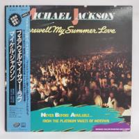 Michael Jackson Farewell My Summer Love Vinilo Japones Obi, usado segunda mano  Chile 
