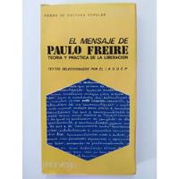 Paulo Freire - Teoría Y Práctica De La Liberación segunda mano  Chile 