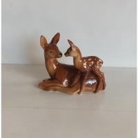 Usado, Figura Porcelana Ciervos Bambi, Foreign ´70s segunda mano  Chile 