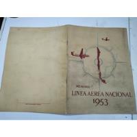 Libro Memoria Anual Lan 1953, usado segunda mano  Chile 