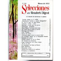 Selecciones Del Reader´s Digest Nº364 Marzo 1971 segunda mano  Chile 