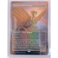 Carta Magic Ancient Gold Dragon (foil) [baldur] Mtg, usado segunda mano  Chile 