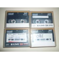 Cassette De Audio Dat Maxell. 19 Min. Pack De 4. Usados., usado segunda mano  Chile 