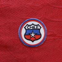 Parche Escudo De Chile En Circulo Parche Pequeño Impecable  segunda mano  Chile 