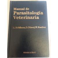 Manual De Parasitología Veterinaria. segunda mano  Chile 