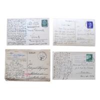 4 Cartas Postal Antigua Soldados Segunda Guerra Mundial segunda mano  Chile 