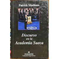 Discurso En La Academia Sueca - Patrick Modiano, usado segunda mano  Chile 