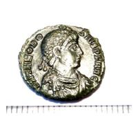 Moneda Romana Imperial Emperador Teodosio I, 379 D.c. Jp segunda mano  Chile 