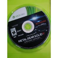 Metal Gear Solid V Ground Zeroes Xbox 360 Fisico segunda mano  Chile 