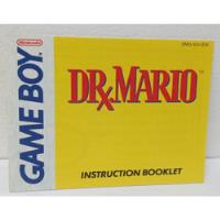 Manual De Juego Dr Mario Gameboy Nintendo, usado segunda mano  Chile 