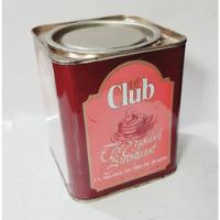 Caja De Lata Vacía Te Club Años 90, 9,5x8 Cm. Solo Colección segunda mano  Chile 