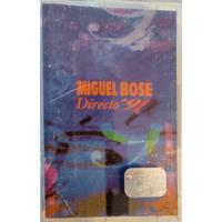 Cassette De Miguel Bose Directo '91 (2339, usado segunda mano  Chile 
