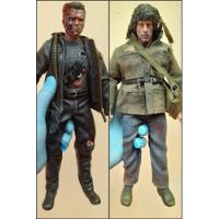 Pack Figuras Custom Terminator Y Rambo Escala 1/6 segunda mano  Chile 