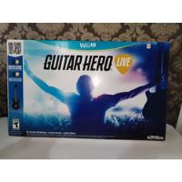 Usado, Nintendo Wii U Guitar Hero Live En Caja Perfecto Estado segunda mano  Chile 