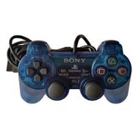 Usado, Control Joystick Sony Playstation Dualshock 2 Ocean Blue segunda mano  Chile 