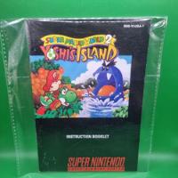 Manual Yoshi Island Super Mario World 2, usado segunda mano  Chile 