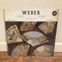 Antiguo Vinilo Lp Weber - Orq. De Viena, F. Wuehrer (piano) segunda mano  Chile 