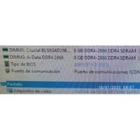 Usado, Kit Memorias Ram 2x8gb  Con Disipador Crucial/adata 2666 Mhz segunda mano  Chile 