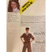 Revista Paula  Miss Chile 1982  Jenny Purto, usado segunda mano  Chile 