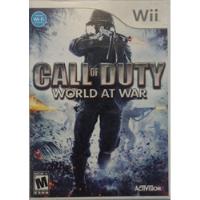 Call Of Dutty World At War Nintendo Wii segunda mano  Chile 