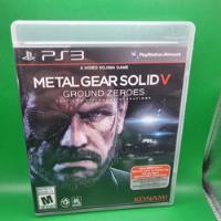 Ps3 Metal Gear V Ground Zeroes segunda mano  Chile 