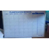 Usado, Pizarra Planificación Mensual 90x60 Cm segunda mano  Chile 