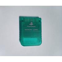 Memory Card  Playstation 1 Ps1 Original Verde, usado segunda mano  Chile 